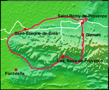 Karte: Alpilles