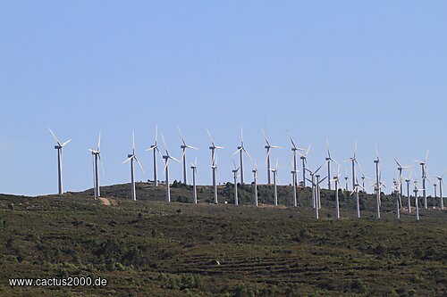 Windräder, Katalonien, Spanien