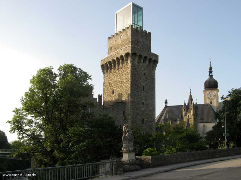 Hauptturm des Schlosses in Waidhofen